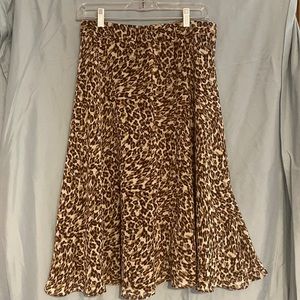 Jones New York Leopard Skirt Size 4
